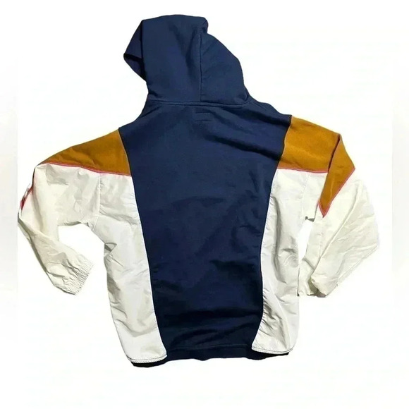 Converse Women's Blocked Alt Terrain Hoodie Midnight Navy Multi-Color Size XXL - Picture 6 of 7